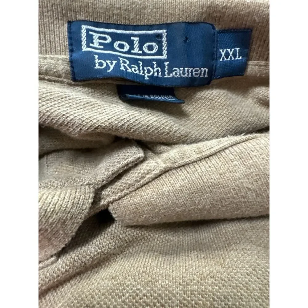Vintage 90s Polo Ralph Lauren Men’s Pony Long Sleeve Polo Shirt XXL